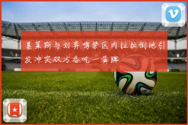 基莱斯与刘弈鸣禁区内拉扯倒地引发冲突双方各吃一黄牌